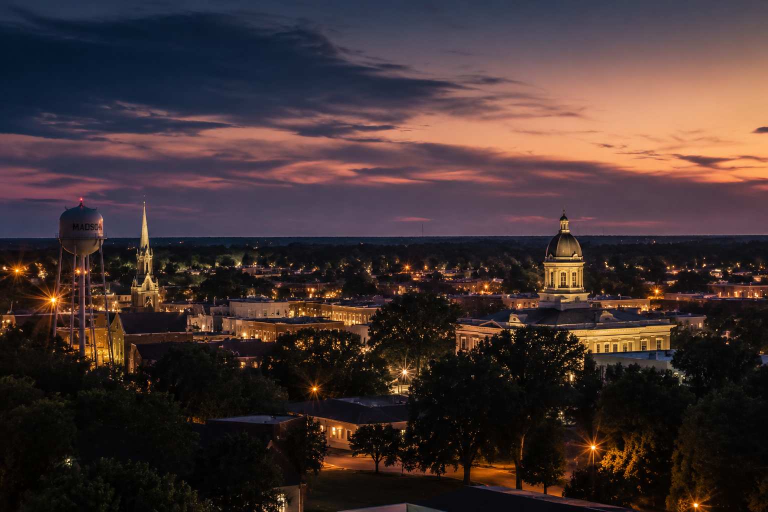 Madison, Alabama Night Scene — 3Cupid Cuckold Dating in Madison, Alabama