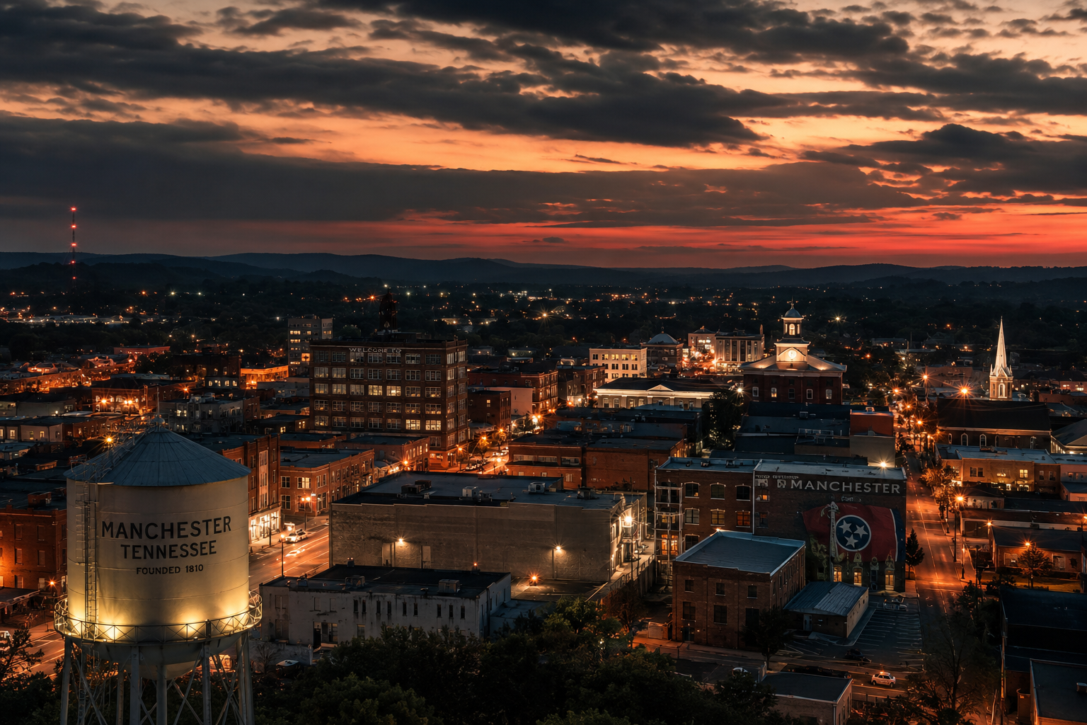 Manchester, Tennessee Night Scene — 3Cupid Cuckold Dating in Manchester, Tennessee