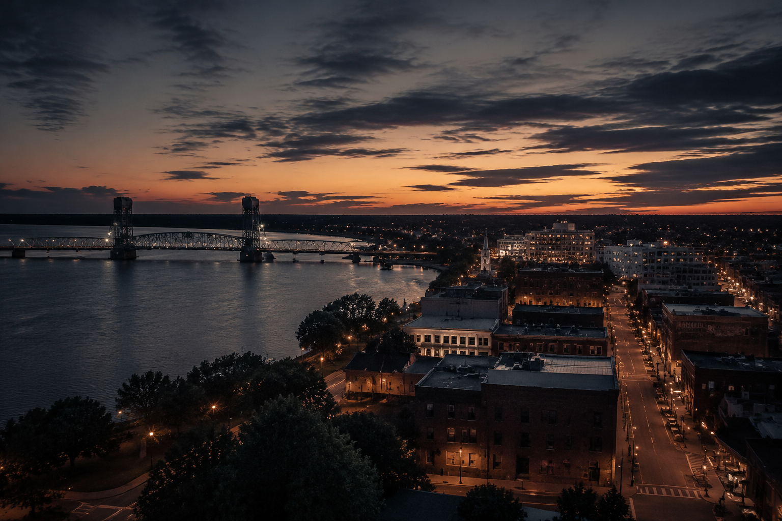 Marinette, Wisconsin Night Scene — 3Cupid Cuckold Dating in Marinette, Wisconsin