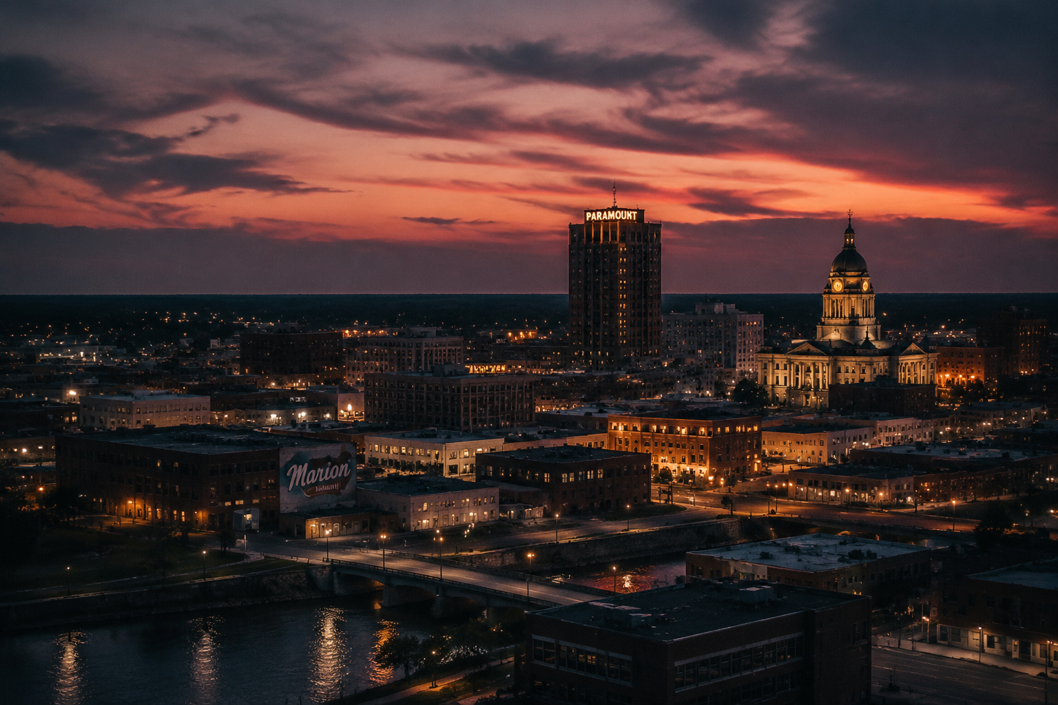 Marion, Iowa Night Scene — 3Cupid Cuckold Dating in Marion, Iowa