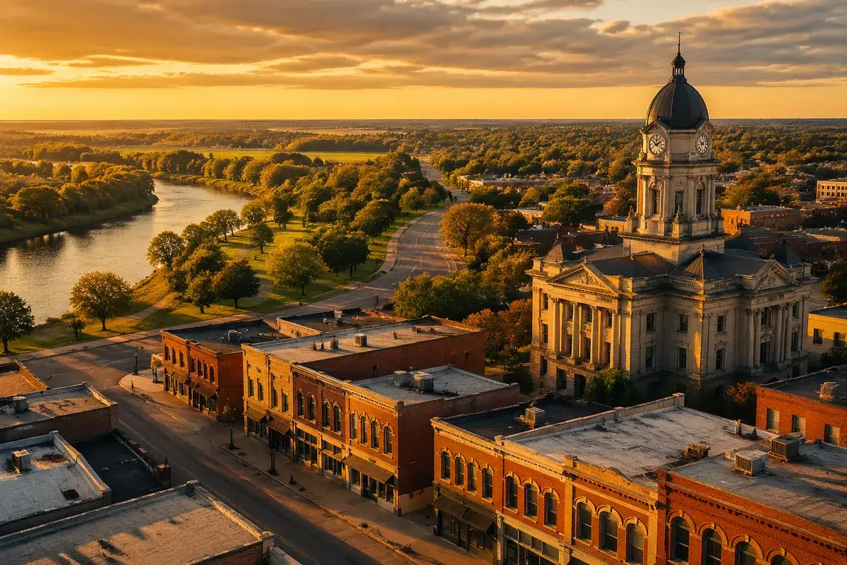 Marion-02-cityscape in Marion, Iowa