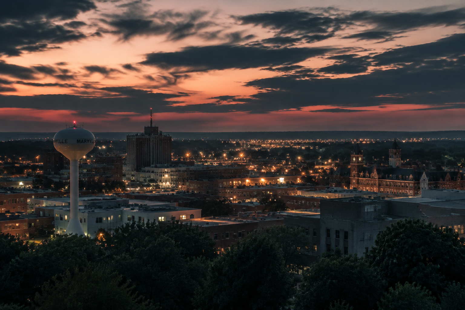 Maryville, Missouri Night Scene — 3Cupid Cuckold Dating in Maryville, Missouri