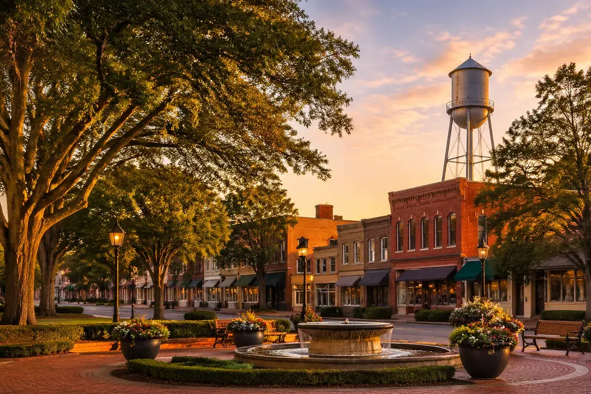 Matthews-02-cityscape in Matthews, North Carolina