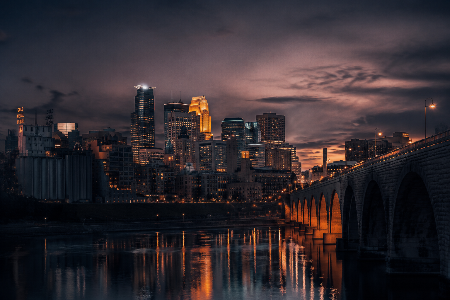 Minneapolis, Minnesota Night Scene — 3Cupid Cuckold Dating in Minneapolis, Minnesota