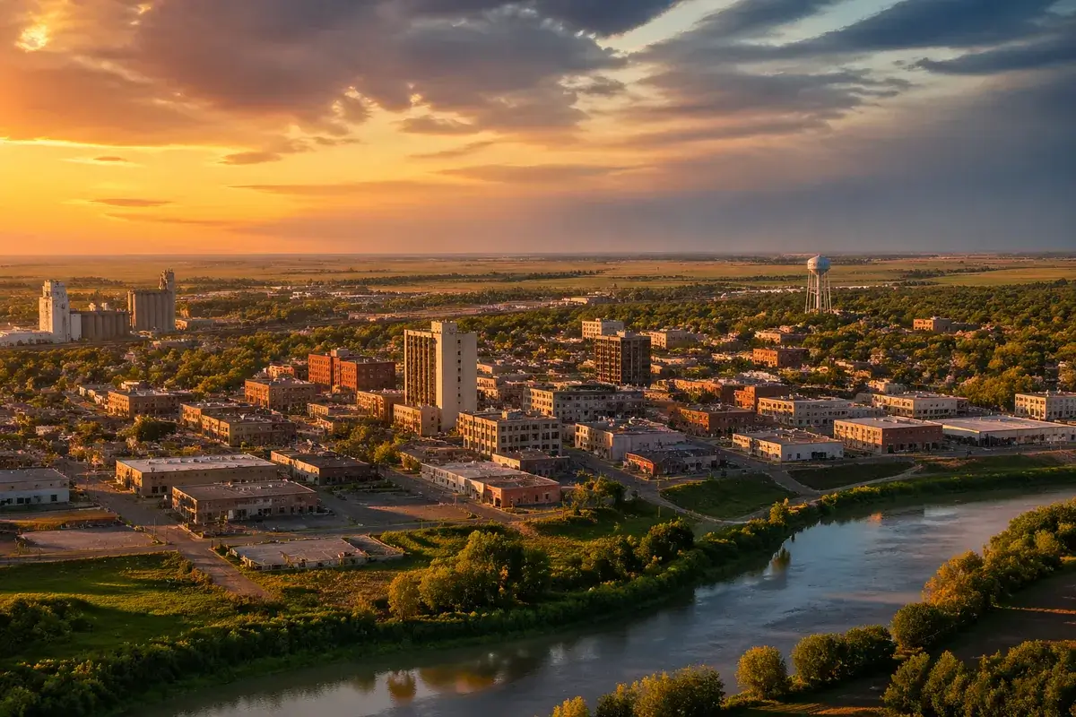 Minot-02-cityscape in Minot, North Dakota