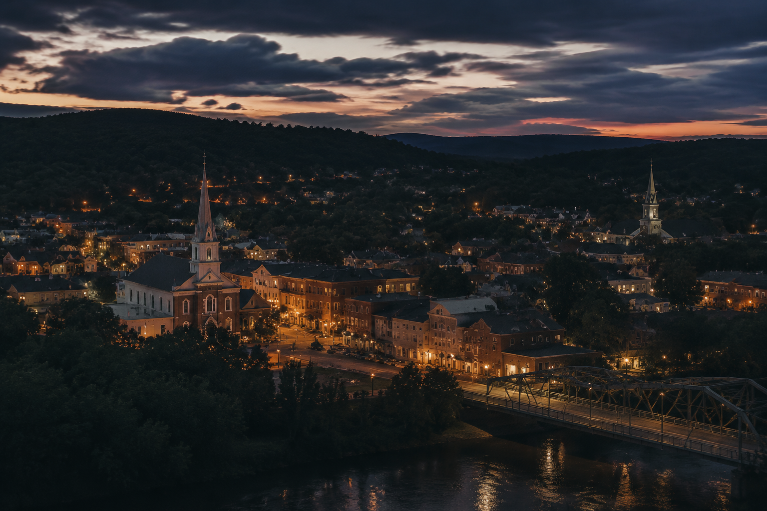 Montpelier, Vermont Night Scene — 3Cupid Cuckold Dating in Montpelier, Vermont