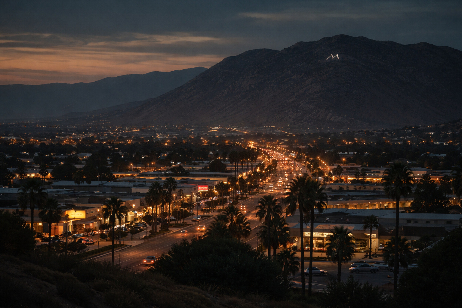 Moreno Valley, California Night Scene — 3Cupid Cuckold Dating in Moreno Valley, California