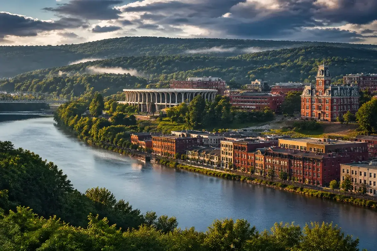 Morgantown-02-cityscape in Morgantown, West Virginia