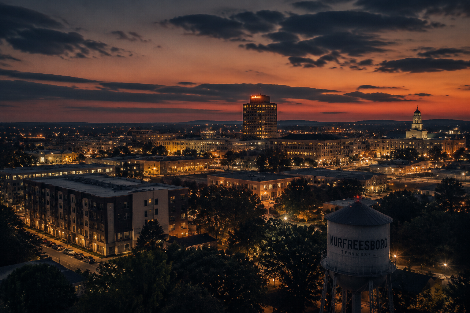 Murfreesboro, Tennessee Night Scene — 3Cupid Cuckold Dating in Murfreesboro, Tennessee