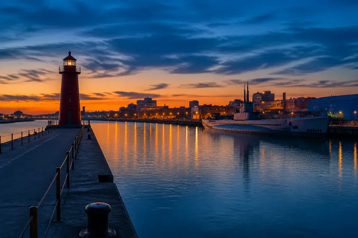 Muskegon-02-cityscape in Muskegon, Michigan