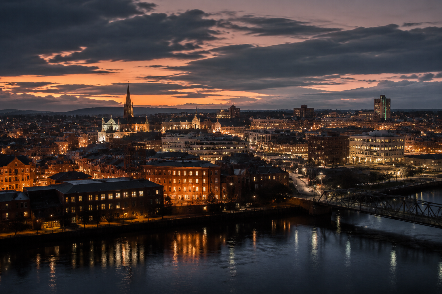 Nashua, New Hampshire Night Scene — 3Cupid Cuckold Dating in Nashua, New Hampshire