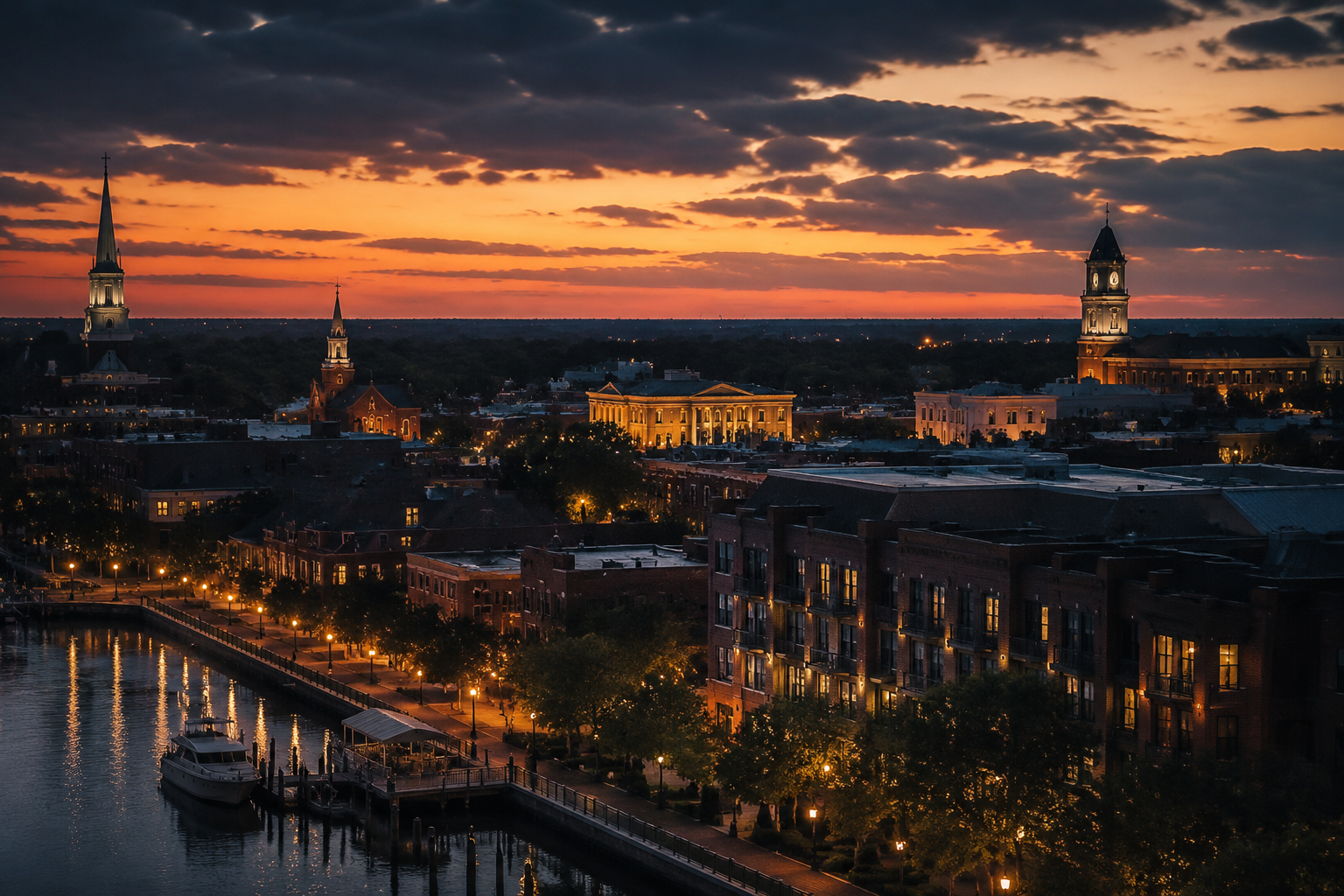 New Bern, North Carolina Night Scene — 3Cupid Cuckold Dating in New Bern, North Carolina