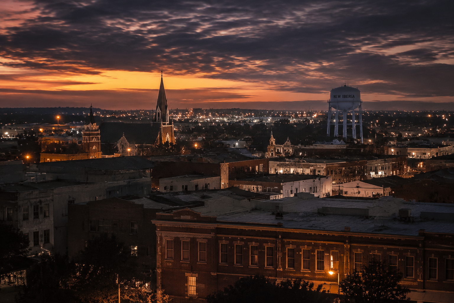 New Iberia, Louisiana Night Scene — 3Cupid Cuckold Dating in New Iberia, Louisiana
