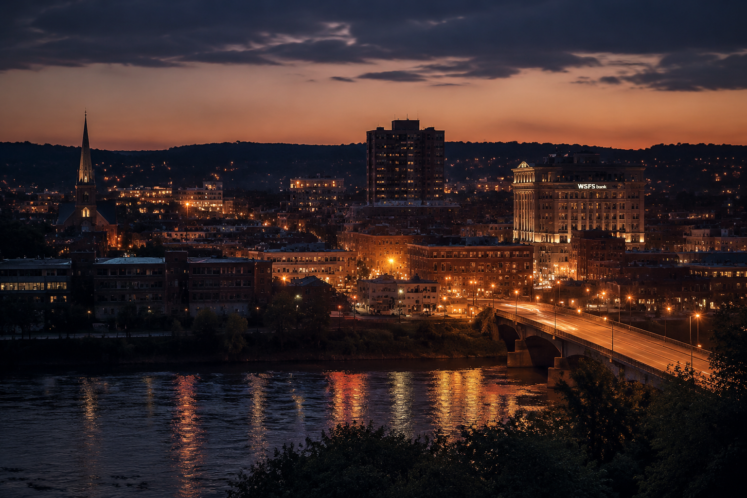 Norristown, Pennsylvania Night Scene — 3Cupid Cuckold Dating in Norristown, Pennsylvania