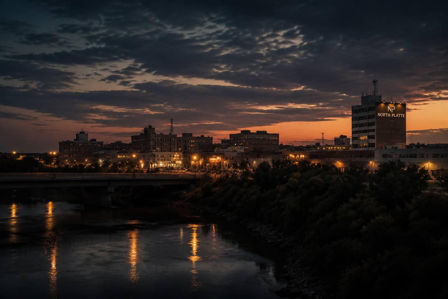 North Platte, Nebraska Night Scene — 3Cupid Cuckold Dating in North Platte, Nebraska