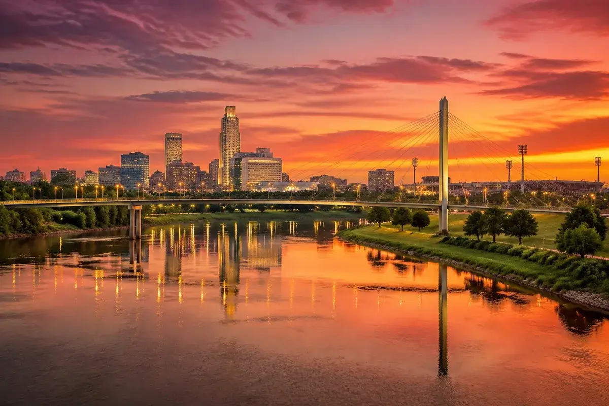 Omaha-02-cityscape in Omaha, Nebraska