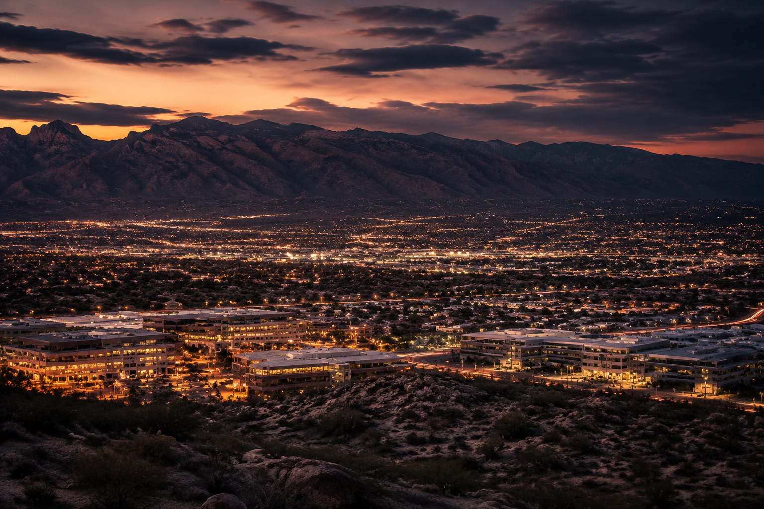 Oro Valley, Arizona Night Scene — 3Cupid Cuckold Dating in Oro Valley, Arizona