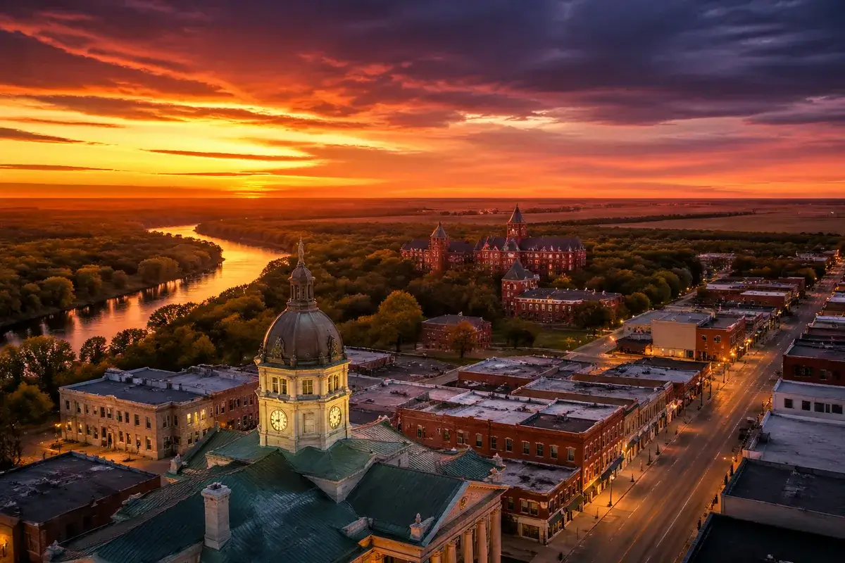 Ottawa-02-cityscape in Ottawa, Kansas