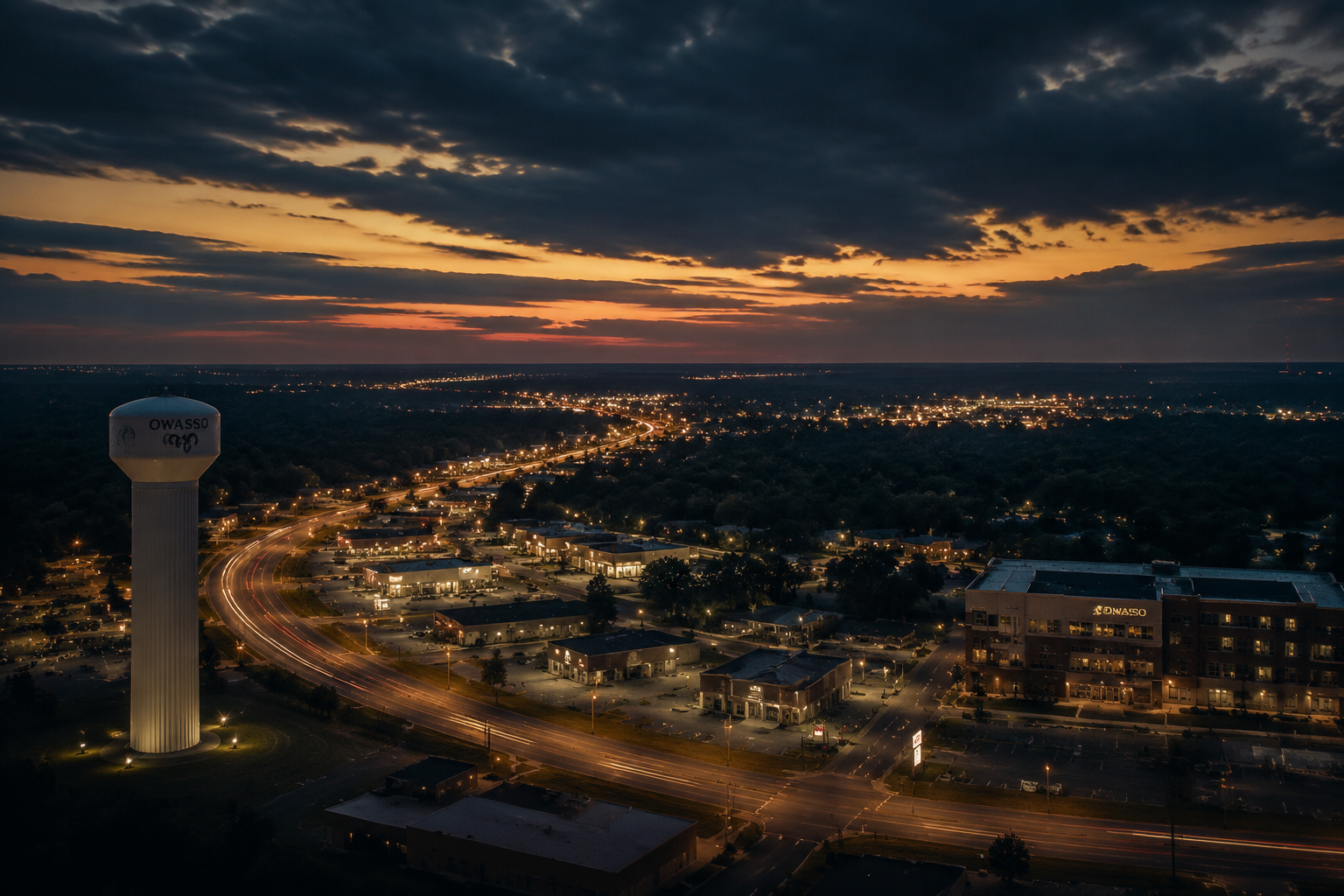 Owasso, Oklahoma Night Scene — 3Cupid Cuckold Dating in Owasso, Oklahoma