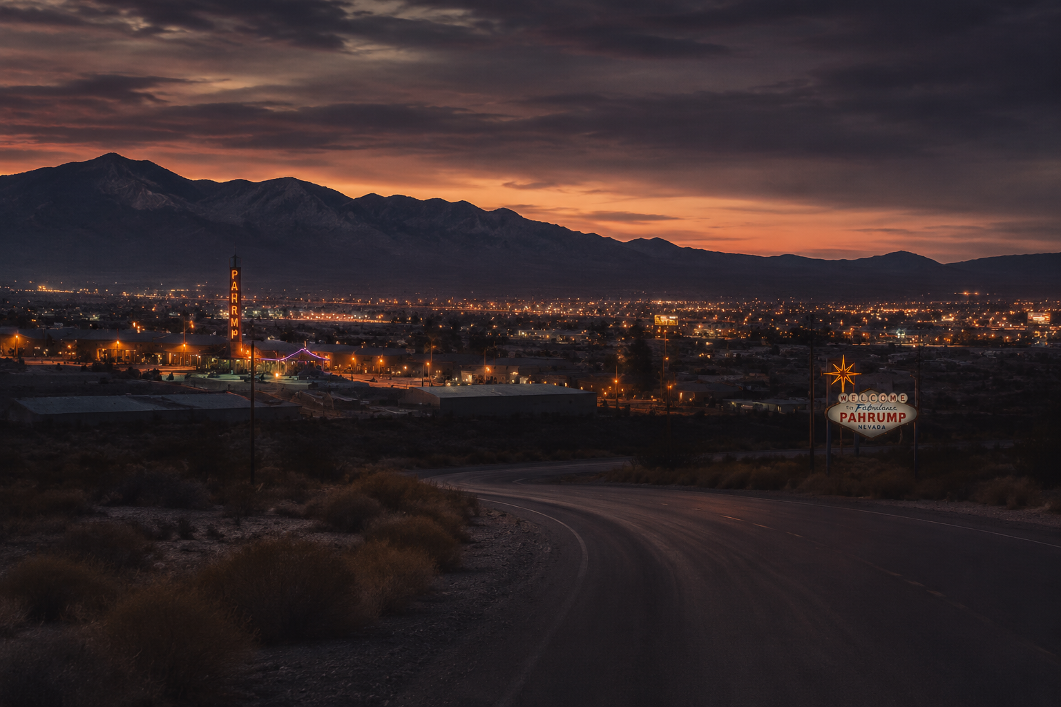 Pahrump, Nevada Night Scene — 3Cupid Cuckold Dating in Pahrump, Nevada