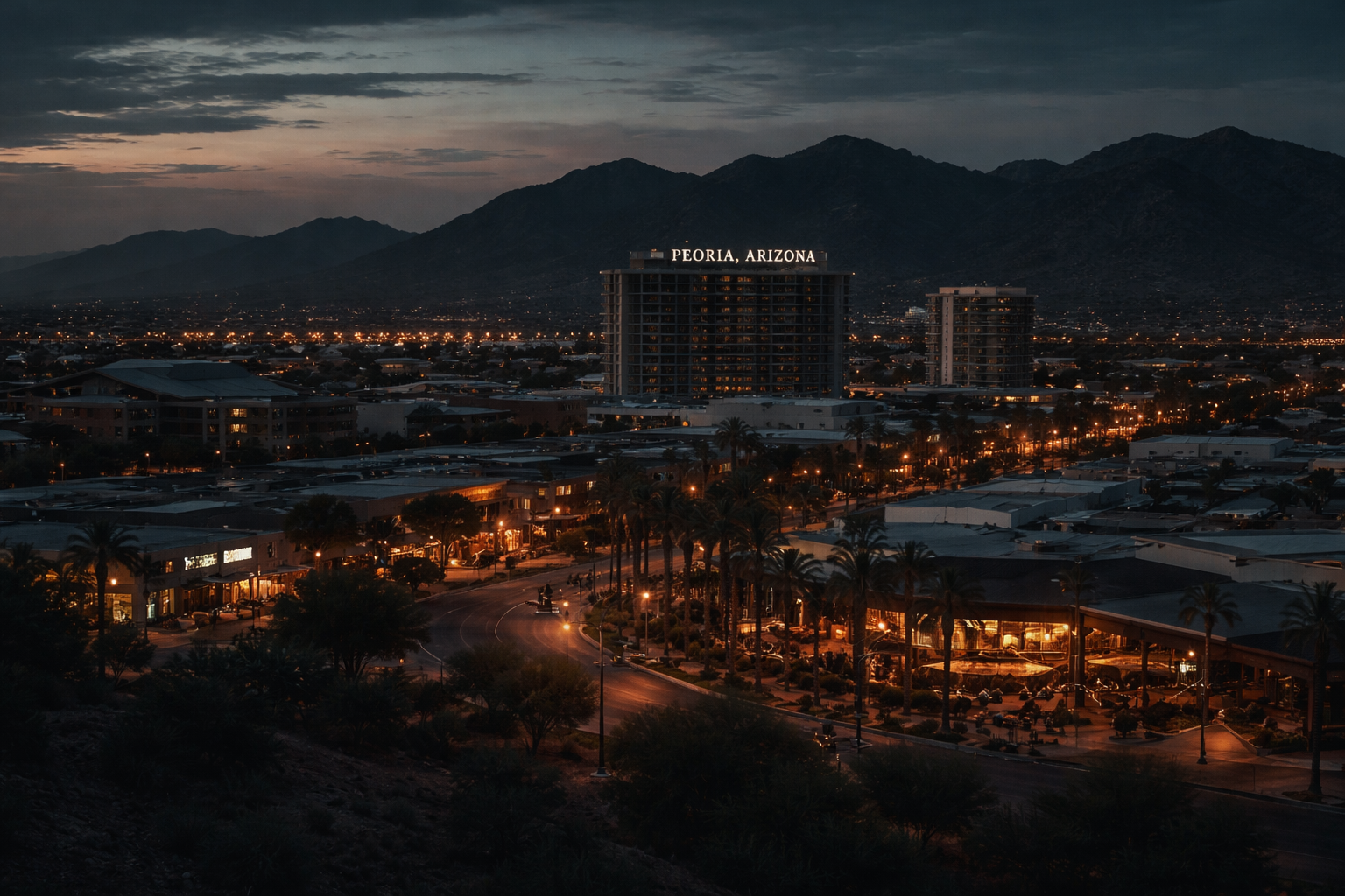 Peoria, Arizona Night Scene — 3Cupid Cuckold Dating in Peoria, Arizona