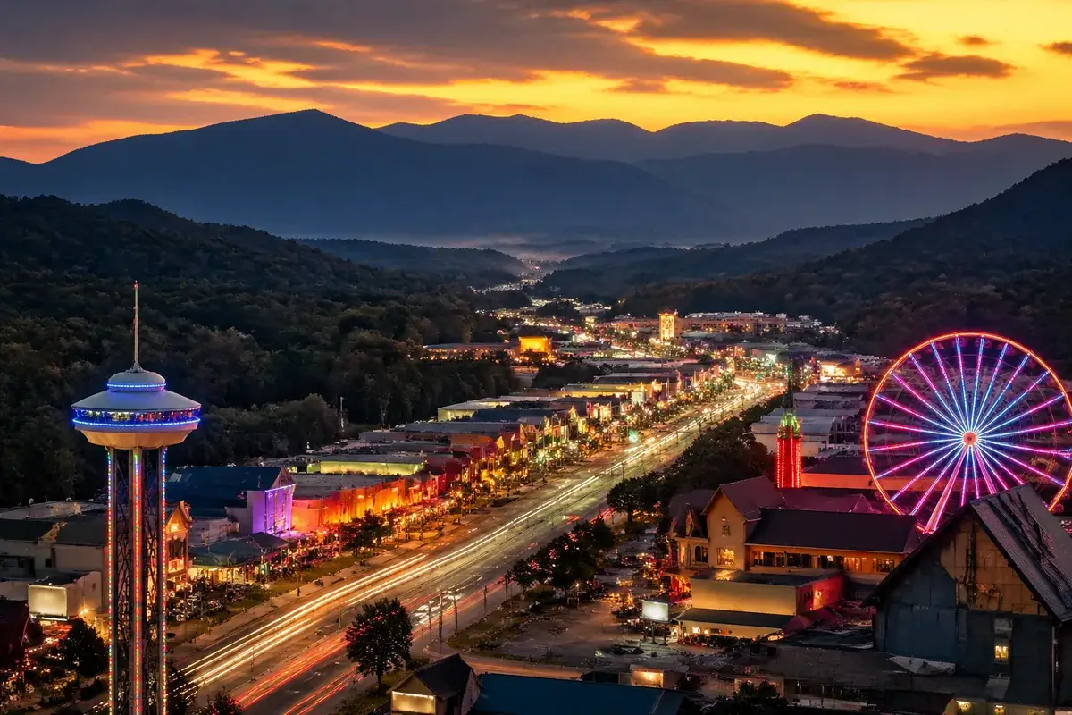 Pigeon-forge-02-cityscape in Pigeon Forge, Tennessee