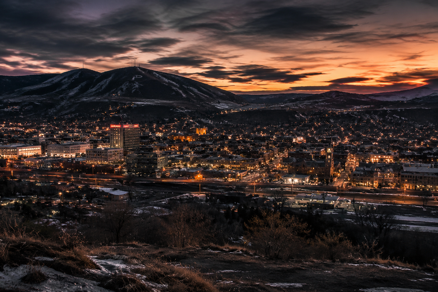 Pocatello, Idaho Night Scene — 3Cupid Cuckold Dating in Pocatello, Idaho
