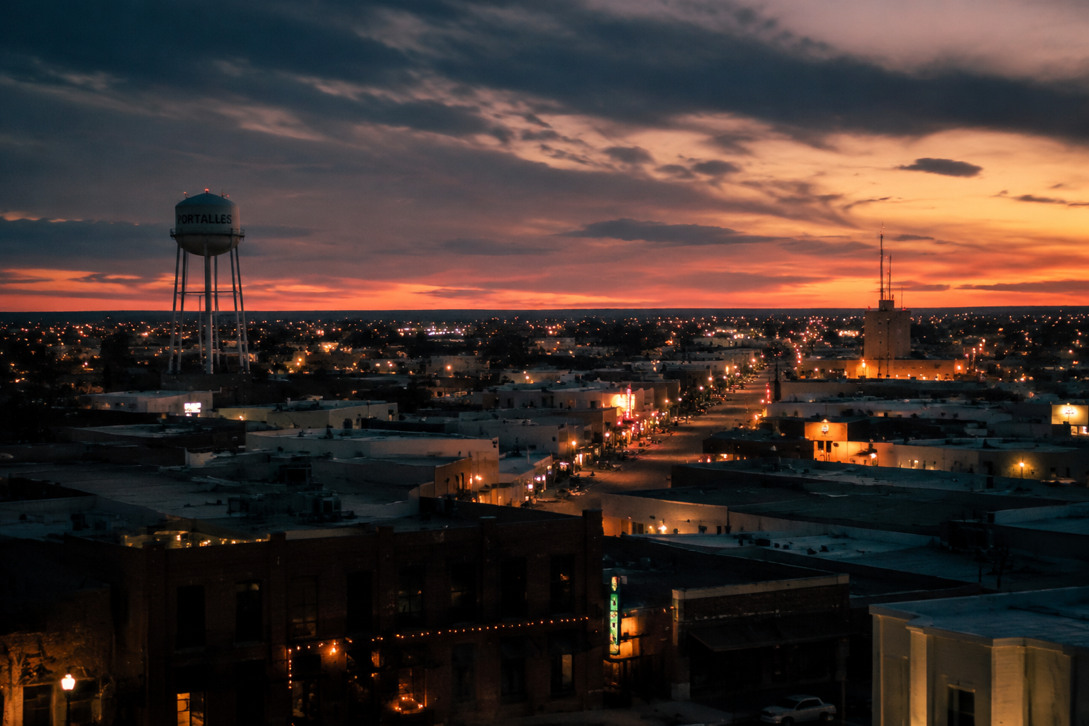 Portales, New Mexico Night Scene — 3Cupid Cuckold Dating in Portales, New Mexico