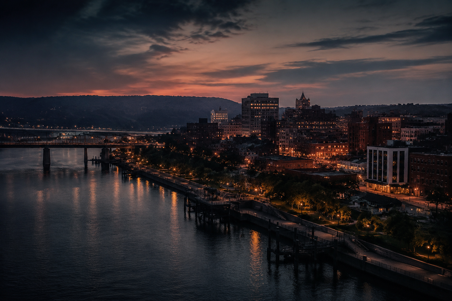 Poughkeepsie, New York Night Scene — 3Cupid Cuckold Dating in Poughkeepsie, New York