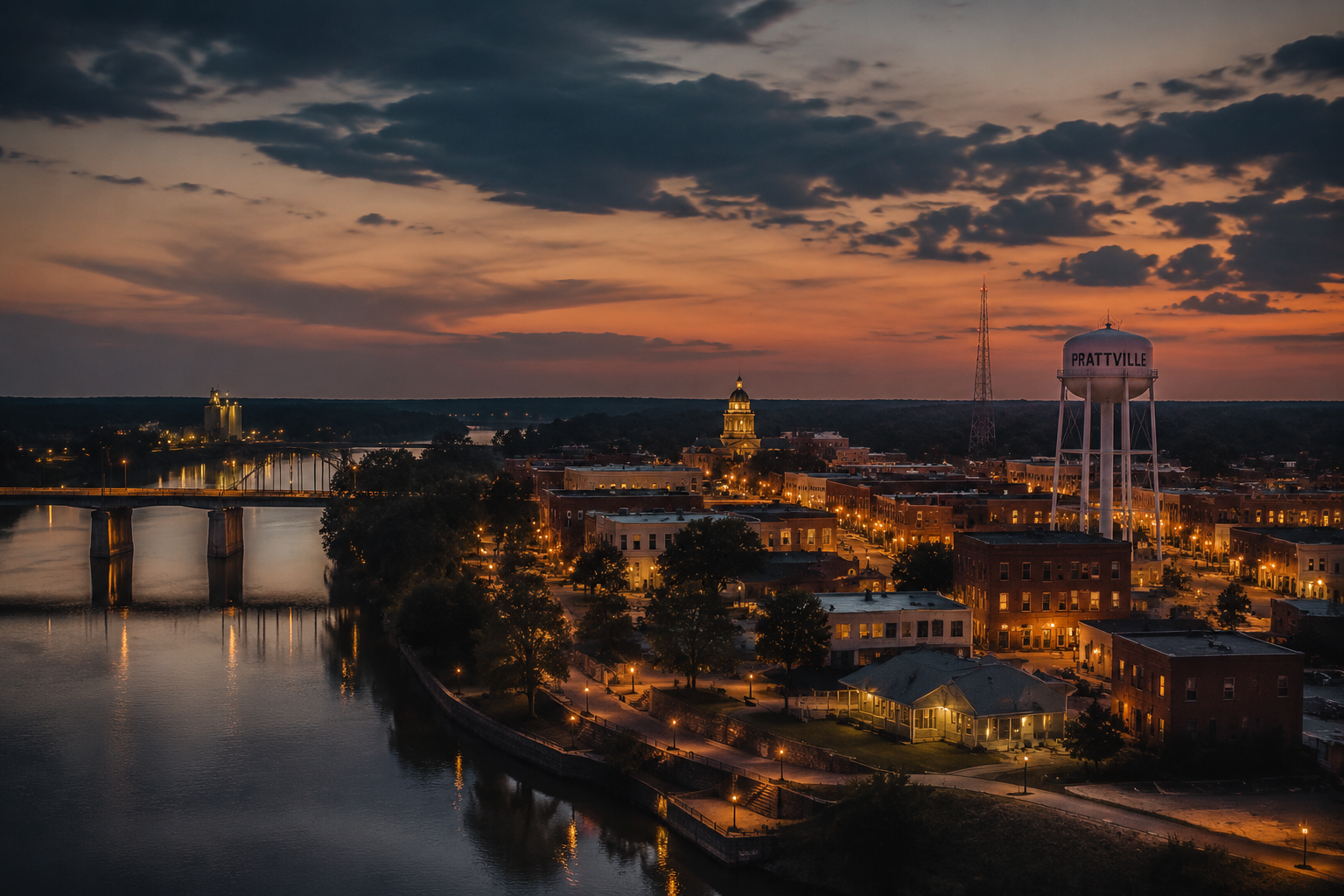 Prattville, Alabama Night Scene — 3Cupid Cuckold Dating in Prattville, Alabama