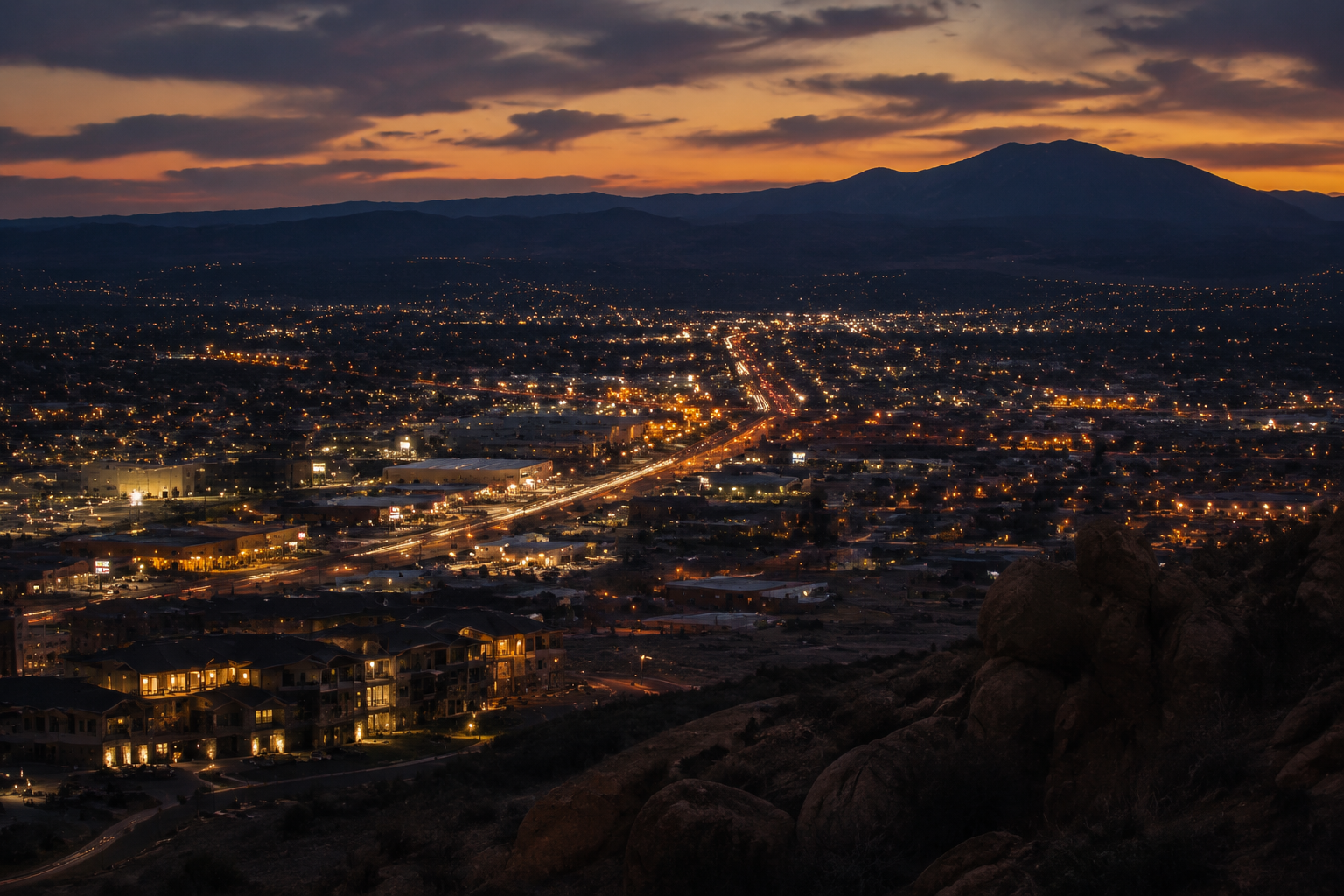 Prescott Valley, Arizona Night Scene — 3Cupid Cuckold Dating in Prescott Valley, Arizona