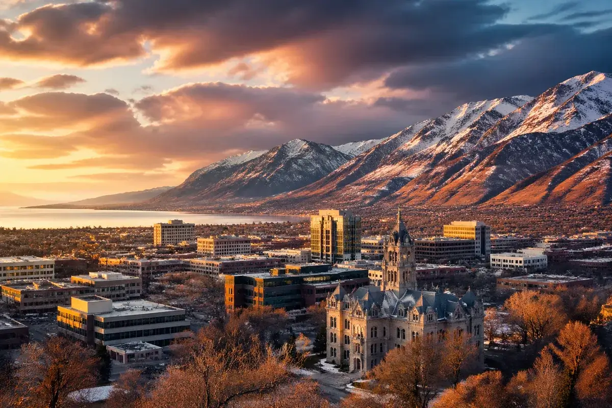 Provo-02-cityscape in Provo, Utah