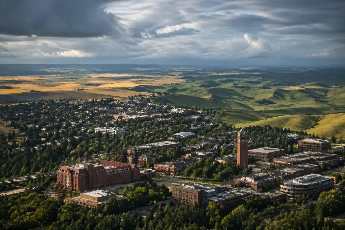 Pullman-02-cityscape in Pullman, Washington