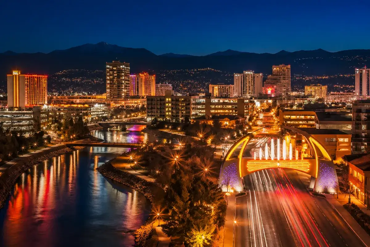 Reno-02-cityscape in Reno, Nevada