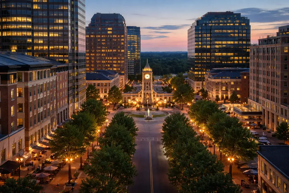 Reston-02-cityscape in Reston, Virginia