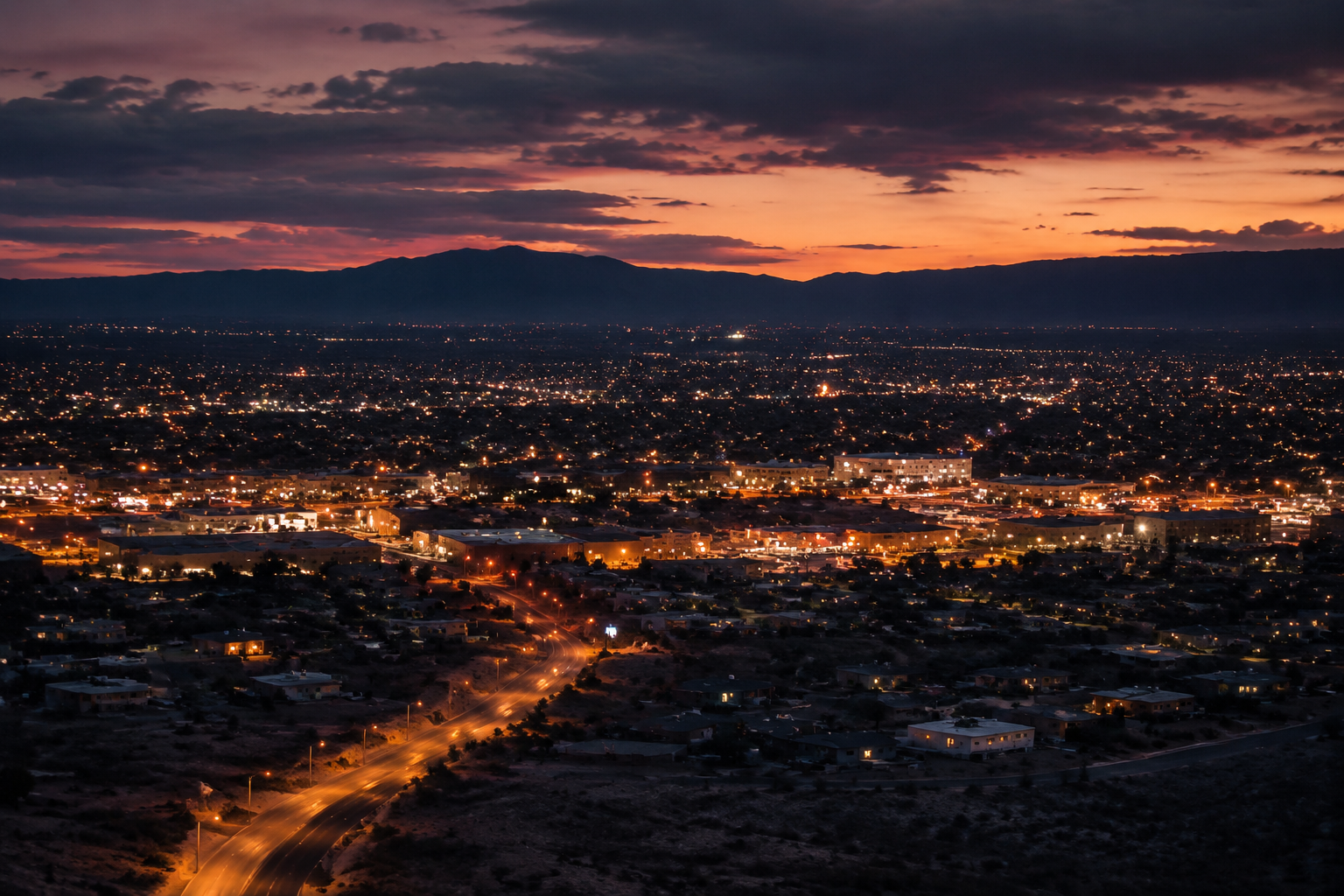 Rio Rancho, New Mexico Night Scene — 3Cupid Cuckold Dating in Rio Rancho, New Mexico
