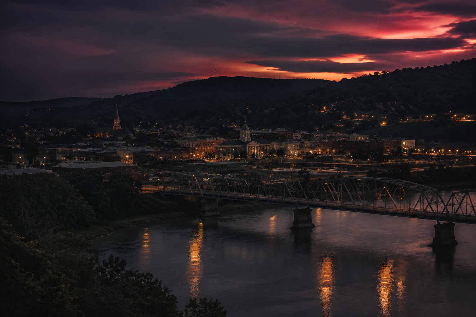 Ripley, West Virginia Night Scene — 3Cupid Cuckold Dating in Ripley, West Virginia