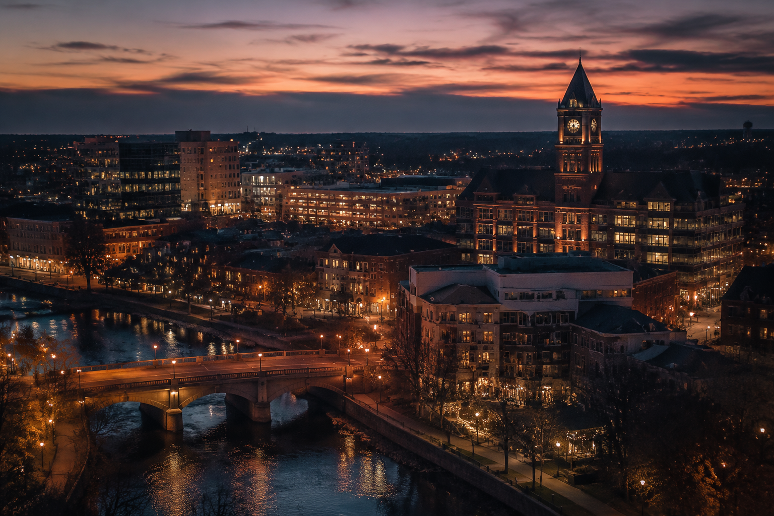 Rochester, Michigan Night Scene — 3Cupid Cuckold Dating in Rochester, Michigan