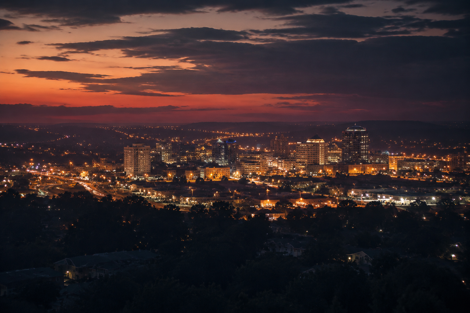 Roseville, California Night Scene — 3Cupid Cuckold Dating in Roseville, California