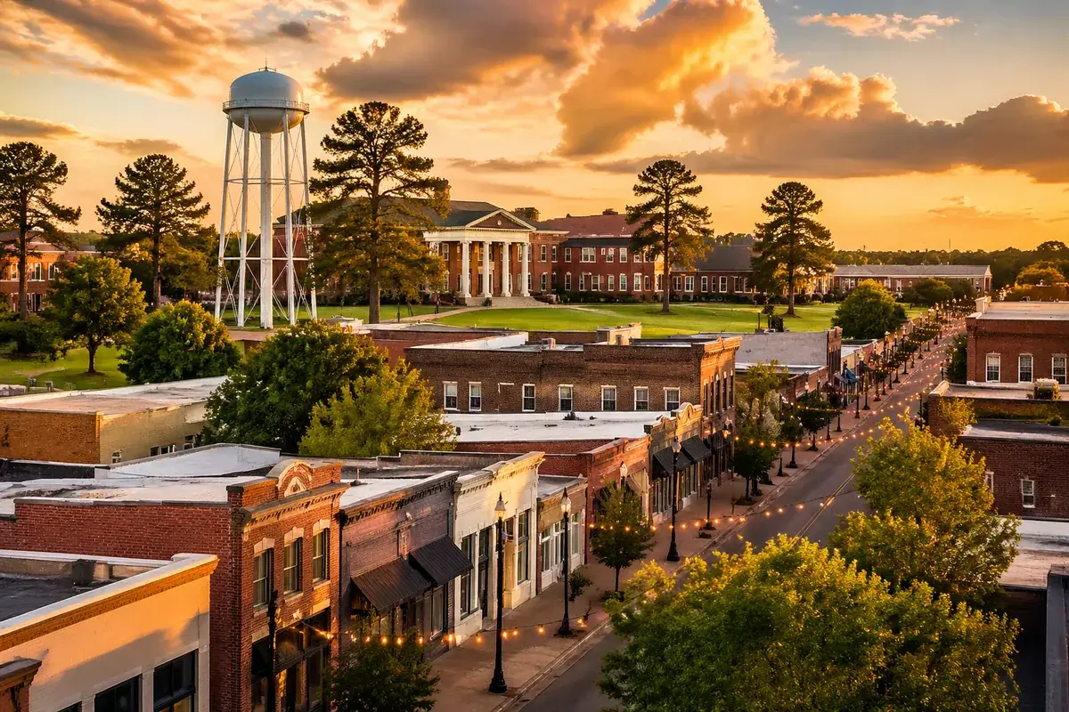 Ruston-02-cityscape in Ruston, Louisiana