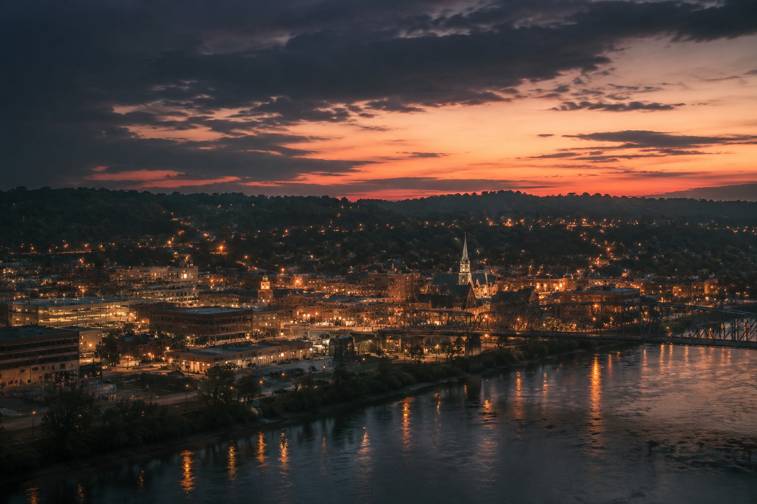 Saint Albans, West Virginia Night Scene — 3Cupid Cuckold Dating in Saint Albans, West Virginia