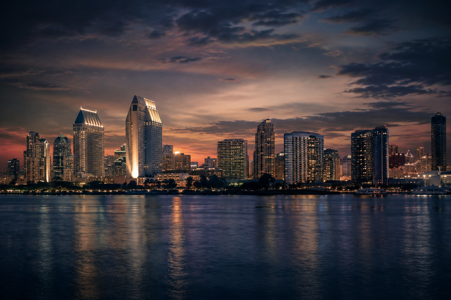 San Diego, California Night Scene — 3Cupid Cuckold Dating in San Diego, California