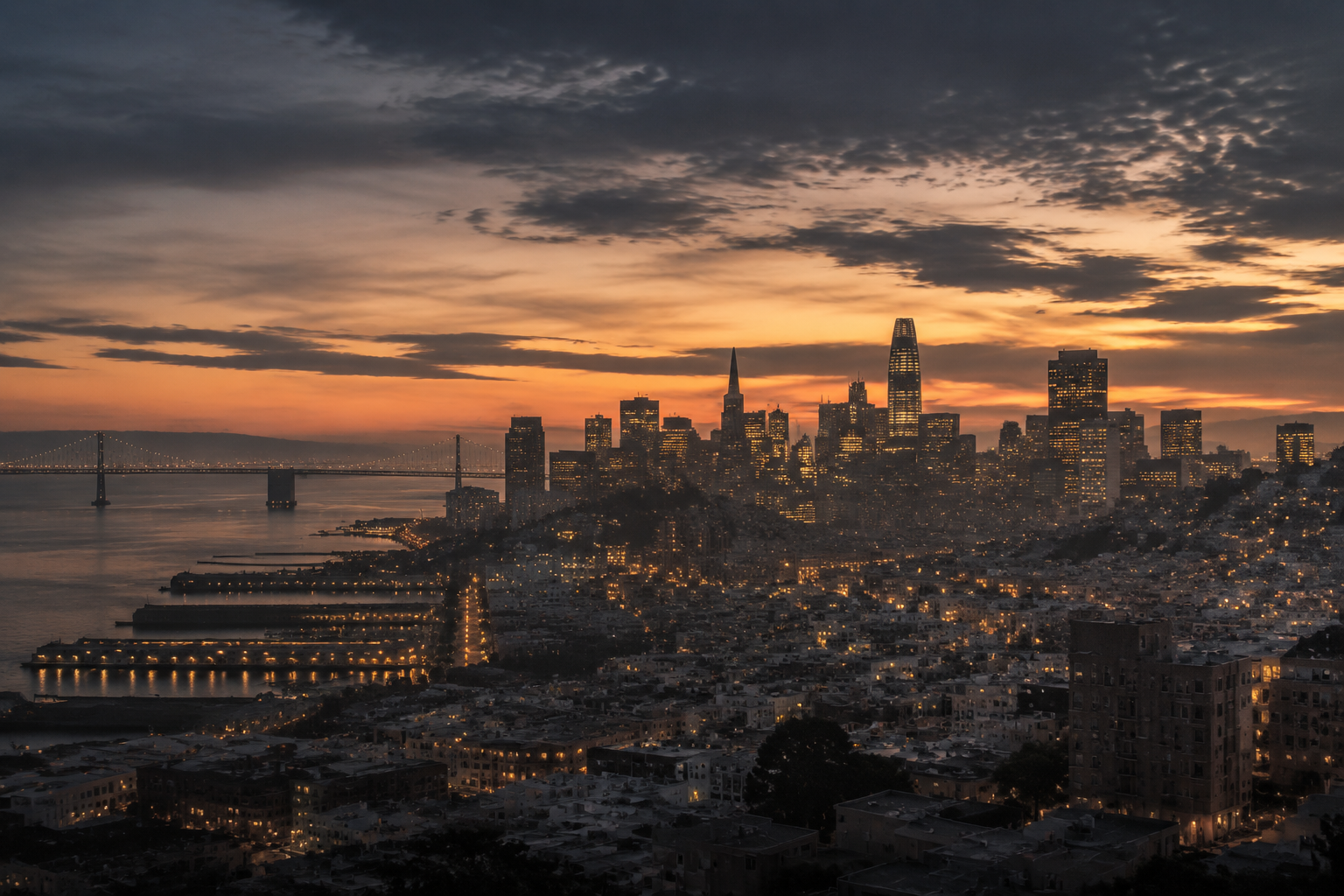 San Francisco, California Night Scene — 3Cupid Cuckold Dating in San Francisco, California