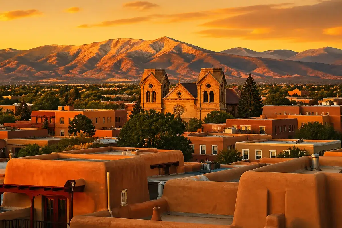 Santa-fe-02-cityscape in Santa Fe, New Mexico