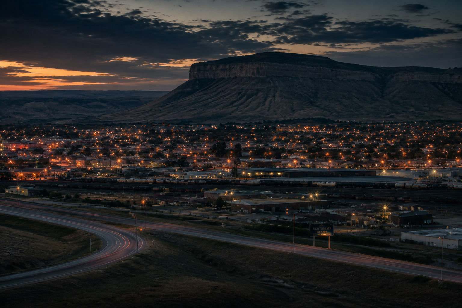 Scottsbluff, Nebraska Night Scene — 3Cupid Cuckold Dating in Scottsbluff, Nebraska