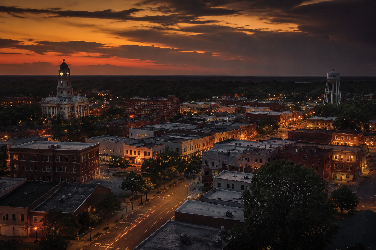 Shelby, North Carolina Night Scene — 3Cupid Cuckold Dating in Shelby, North Carolina