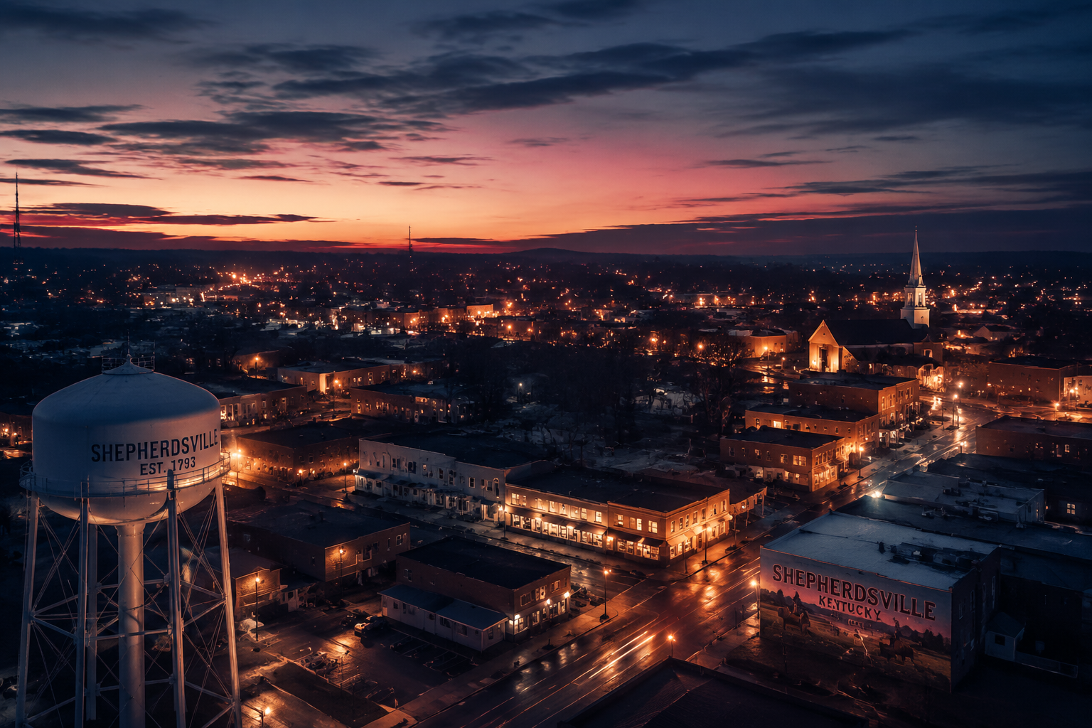 Shepherdsville, Kentucky Night Scene — 3Cupid Cuckold Dating in Shepherdsville, Kentucky