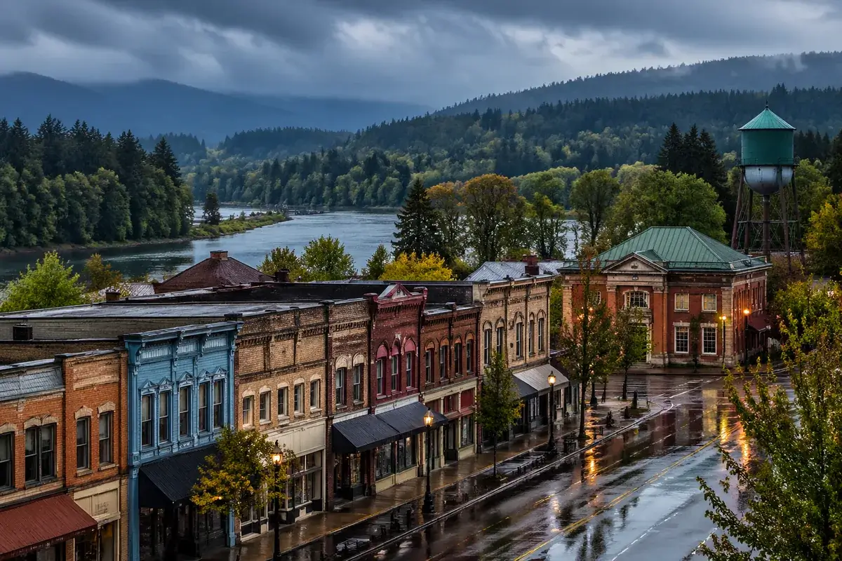 Snohomish-02-cityscape in Snohomish, Washington