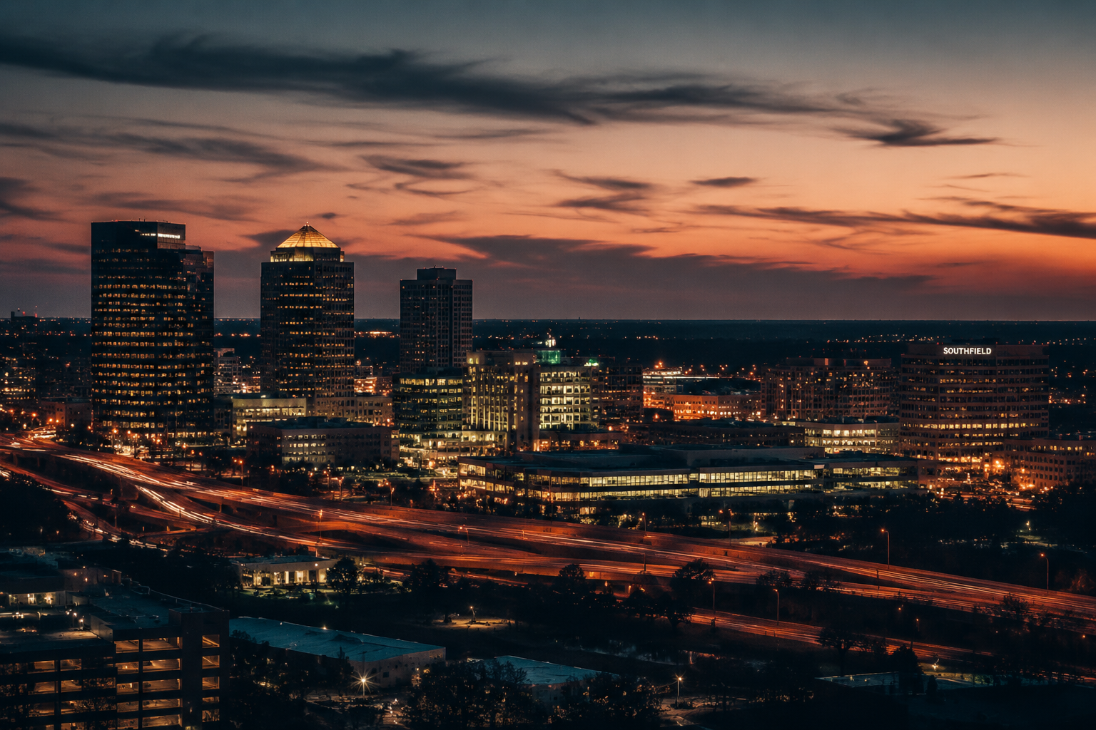 Southfield, Michigan Night Scene — 3Cupid Cuckold Dating in Southfield, Michigan