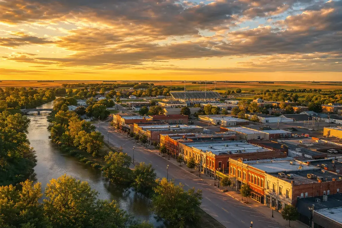Spencer-02-cityscape in Spencer, Iowa